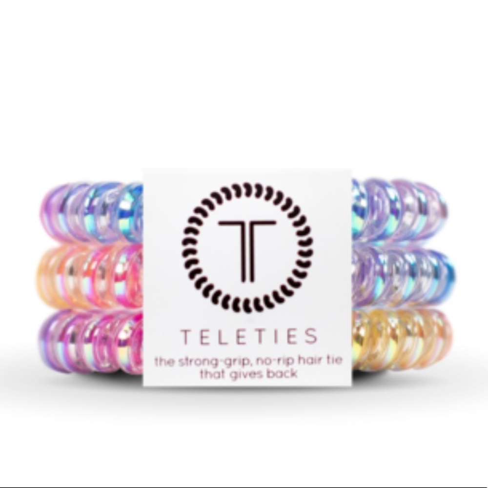 Teleties set of 3,  Color is Eat glitter for breakfast